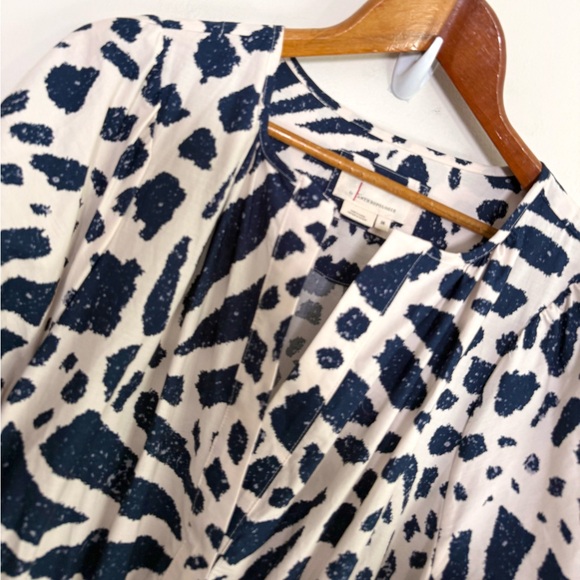 Anthropologie Somerset Long Sleeve Poplin Maxi Dress size 2X Cotton Boho Maxi - Picture 8 of 16